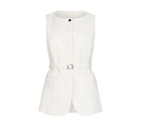 Liu Jo - Chaleco con cinturón - Jackets - Mujer - Beige - XL -
