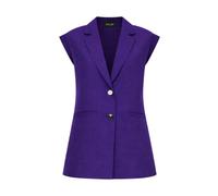 Liu Jo - Chaleco de Lino y Lyocell - Jackets - Mujer - Púrpura - M -