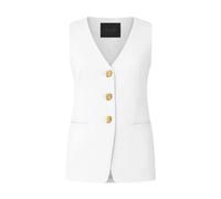 Liu Jo - Chaleco Regular-fit - Jackets - Mujer - Blanco - XS -