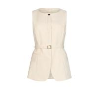 Liu Jo - Chaleco sin mangas - Blouses & Shirts - Mujer - Beige - L -