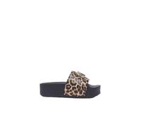 Liu Jo Chanclas de plataforma con estampado animal 39, S19C1