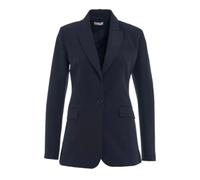 Liu Jo - Chaqueta Azul de un Solo Botón con Solapas Pico - Jackets - Mujer - Azul - L -
