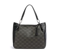 Liu Jo Cirry M Bolsa shopping negro, imitación de cuero, mujer