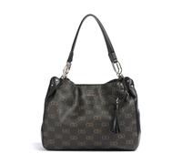 Liu Jo Cirry M Bolso de hobo negro, imitación de cuero, mujer