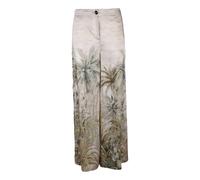 Liu Jo - Classico Satin Wide Trousers - Trousers - Mujer - Multicolor - S -