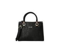 LIU JO D SATCHEL MINI LOGO EMBOSSED, Negro , Talla única