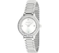 Liu Jo Dancing Shine TLJ2340 - Reloj de pulsera para mujer de acero con cristales giratorios y correa con cierre magnético, plateado, Moderno