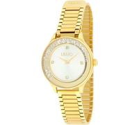 Liu Jo Dancing Shine TLJ2343 - Reloj de pulsera para mujer de acero con cristales giratorios y correa con cierre magnético, dorado, Moderno