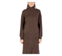Liu Jo - Elegante Suéter Cerrado con Detalles Brillantes - Knitwear - Mujer - Marrón - M -