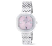Liu Jo Elison TLJ2776 - Reloj de mujer de acero con esfera rosa
