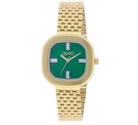 Liu Jo Elison TLJ2779 - Reloj de mujer de acero laminado oro con cuarenta verde