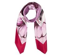LIU JO Foulard Flores 90x90cm, 00949 Sangría, Pañuelo