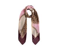 LIU JO Fular Better con cadenas Red Aubergine