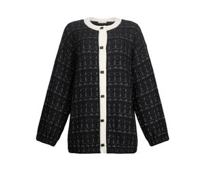 Liu Jo - Giacca con bottoni gioiello - Jackets - Mujer - Negro - M -