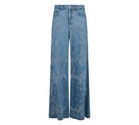 Liu Jo - Giaccia Camicia Deni Ricamo - Jeans - Mujer - Azul - S -