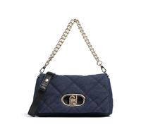 Liu Jo Icon M Bolso de hombro azul oscuro, algodón, mujer