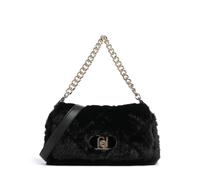 Liu Jo Icon M Bolso de hombro negro, polyester, mujer