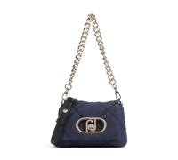 Liu Jo Icon S Bolso de hombro azul oscuro, algodón, mujer