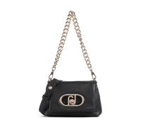 Liu Jo Icon S Bolso de hombro negro, imitación de cuero, mujer
