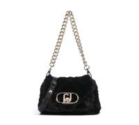 Liu Jo Icon S Bolso de hombro negro, polyester, mujer