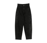 Liu Jo - Jeans de Barril con Pedrería - Jeans - Mujer - Negro - W27 -