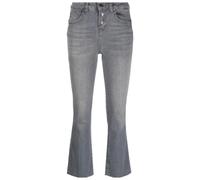 Liu Jo - Jeans de Talle Alto Crop Flare - Jeans - Mujer - Gris - W25 -