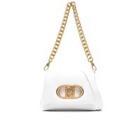 Liu Jo Jeans Mini bolso bandolera La Puffy con asa de cadena extraíble, correa ajustable y logotipo de metal en la parte delantera. CIPRIA Talla única, Off White(01065), Talla única