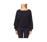Liu Jo - Jumper con Pedrería - Knitwear - Mujer - Negro - M -