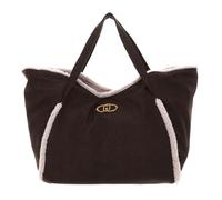 LIU.JO L Tote, Bolso, XL Shopper, aspecto de piel desgastada, osito, color marrón