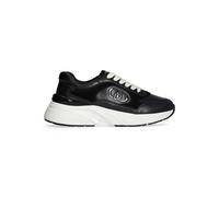 Liu Jo LJ01 - Zapatillas de piel y ante para mujer, Negro , 41 EU