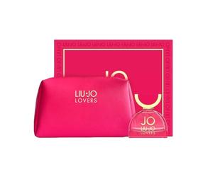 Liu Jo Lovers - Caja de regalo para mujer, perfume Jo EDT, 50 ml, con bolsa de embrague fucsia