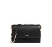 Liu Jo Manhattan S Bolso de hombro negro, imitación de cuero, mujer
