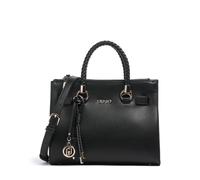 Liu Jo Manhattan S Bolso de mano negro, imitación de cuero, mujer