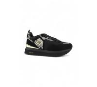 LIU JO Zapatillas Deportivas con Plataforma, Negro y Serpiente, Suela Gruesa (Negro, Sistema Tallas Calzado EU, Adulto, Números, Mediano, 40)