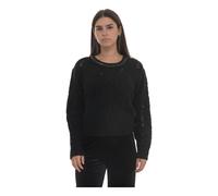 Liu Jo - Mf 5452 Ma 37R Pullover - Knitwear - Mujer - Negro - S -