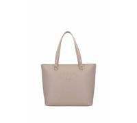 LIU JO Milano Bolso Tote de Cuero Sintético, Color Beige, Asas Dobles, Diseño Clásico