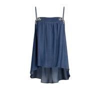 Liu Jo - Mini abito en denim con castoni - Tops - Mujer - Azul - S -
