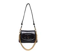 Liu Jo Mini bolso bandolera crossbody con logo LaPuffy Negro Negro 22222, Negro(22222), Talla única