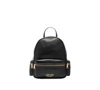 Liu Jo Evrim M Mochila negro, imitación de cuero, mujer, 8L