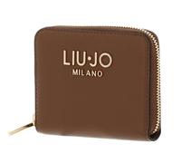 LIU JO Monedero Caliwen ECS Zip Around Wallet Suede marrón Claro