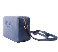 Liu Jo Milano AA5153 E0087 - Bolso bandolera de piel sintética, 20 x 13,5 x 8 cm, con cremallera y correa ajustable, Polvo azul