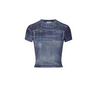 Liu Jo Mujer Camiseta Manga Corta Viscosa UA6502J1624, turquesa, L