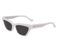 Liu Jo Mujer LJ781S 102 Gafas de sol Inyectado Blanco Gris Cat Eye Normal