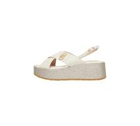 Liu Jo Mujer Sandalias Platform Cuero SA6141PX106, Color blanco., 38 EU