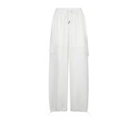 Liu Jo - Pantalones Cargo de Malla - Trousers - Mujer - Blanco - M -