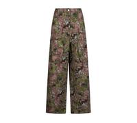 Liu Jo - Pantalones Cargo de Pierna Ancha en Dril de Algodón Estampado - Trousers - Mujer - Multicolor - W24 -