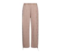 Liu Jo - Pantalones de punto délavé con strass - Trousers - Mujer - Beige - S -