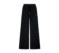 Liu Jo - Pantalones Palazzo Cargo Anchos - Trousers - Mujer - Negro - XS -