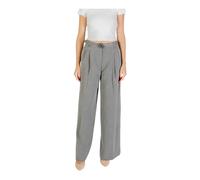 Liu Jo - Pantalones Palazzo Fluidos con Pliegues - Trousers - Mujer - Gris - M -