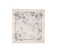 Liu Jo Pañuelo 'ECS FOULARD ROMANTIC FL. 120X1' beige / negro One Size beige / negro